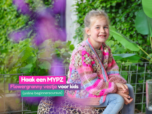 Online haakcursus: Haak een kids flowergranny vestje voor beginners