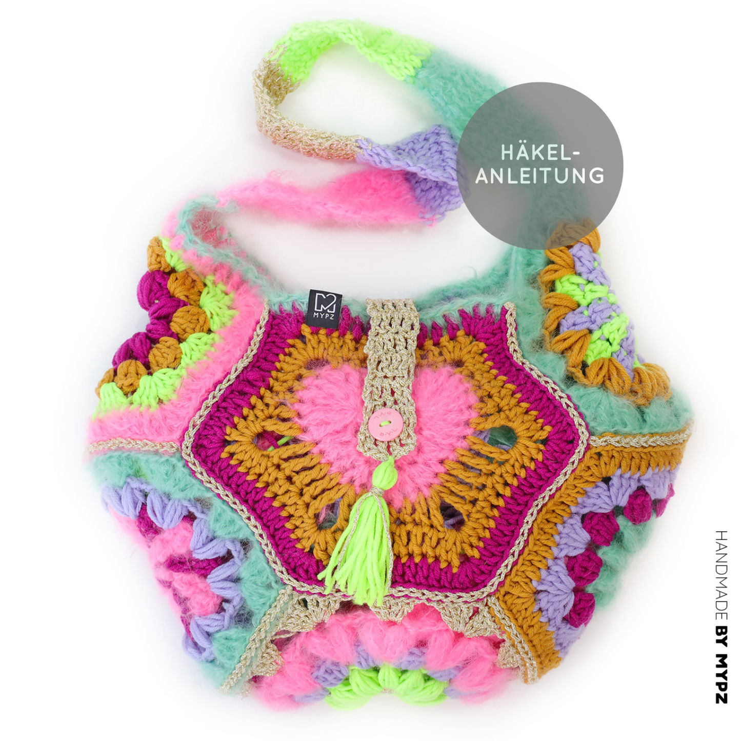 Haakpatroon - MYPZ Happiness tas (ENG-NL-DE)