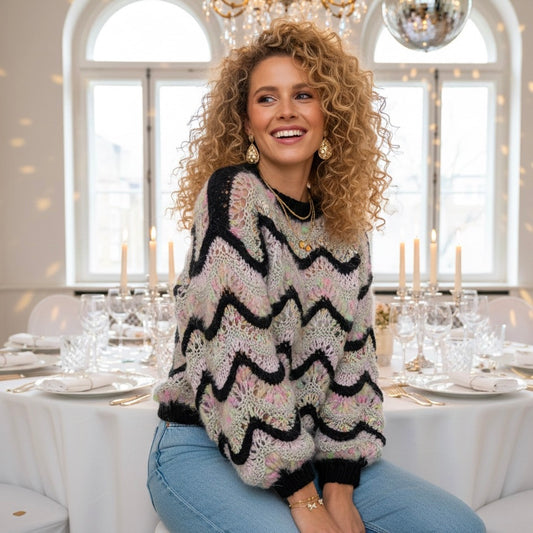 Breipakket – MYPZ Wave Trui Happy Black No.6 (ENG-NL)