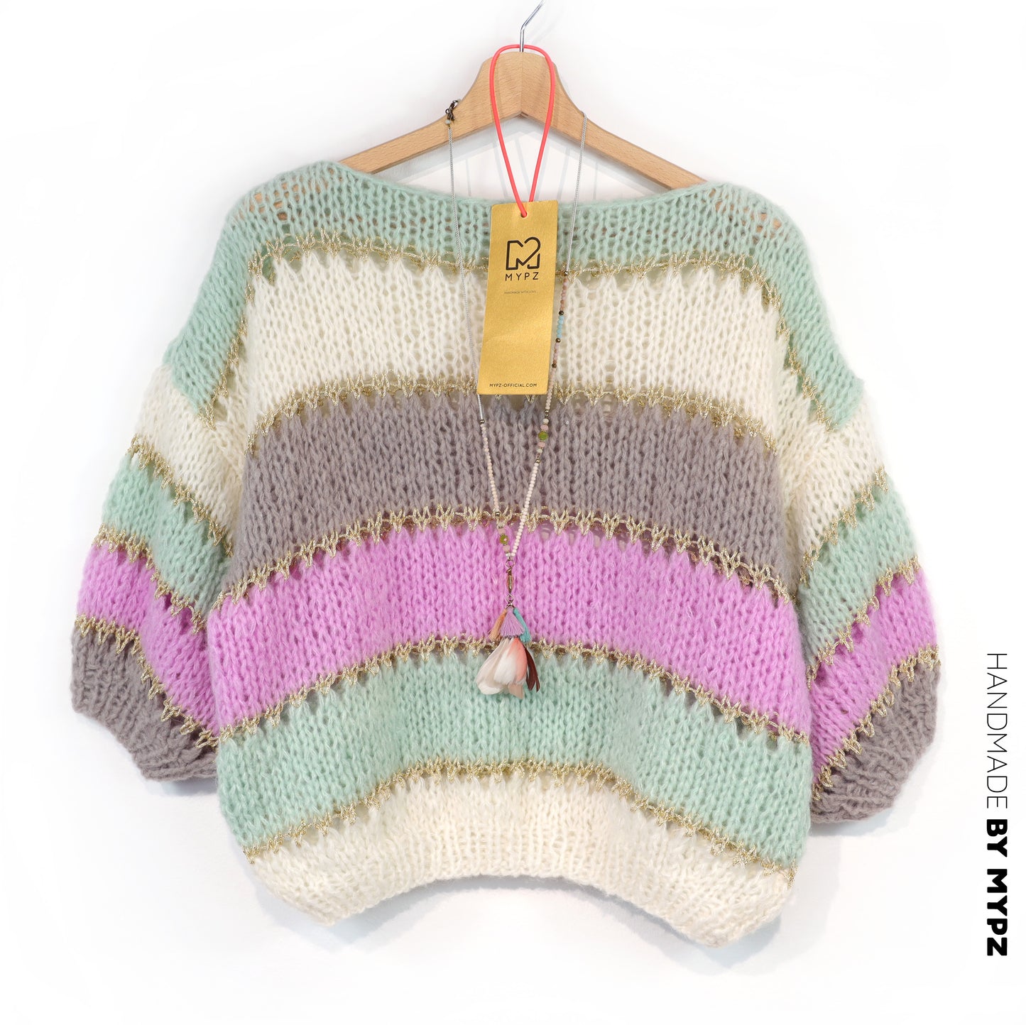 Kit de tricot – MYPZ Light Alpaca Top Clouds No10 (ENG-NL-DE-FR)
