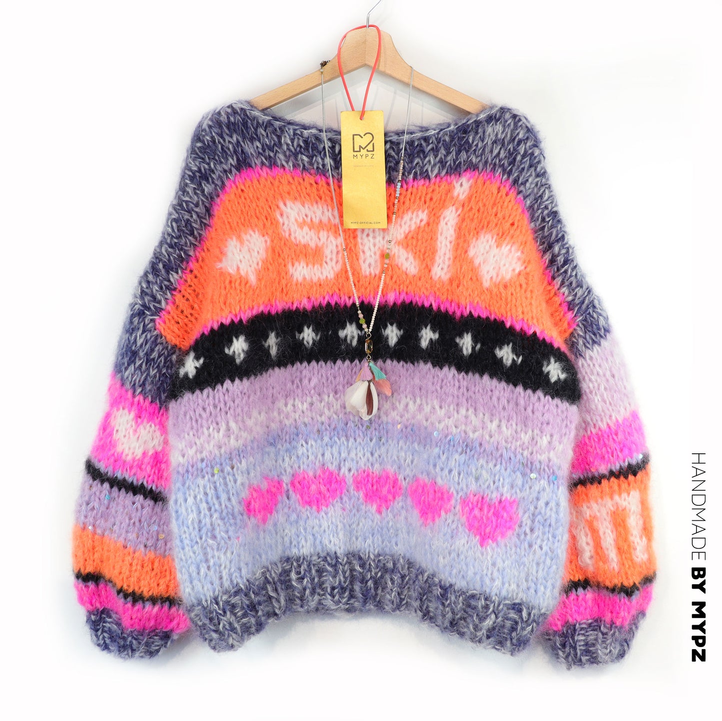 Knitting Kit – MYPZ Chunky Mohair Pullover Après Ski no9 (ENG-NL-DE)