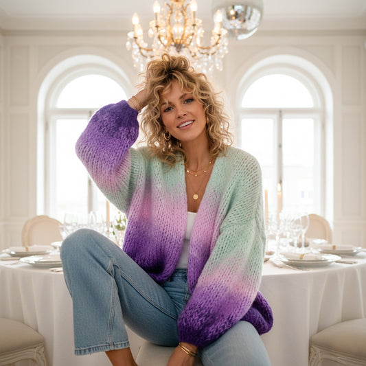 Breipakket – MYPZ Chunky Alpaca Cardigan Desert Bloom No.15 (ENG-NL-DE)