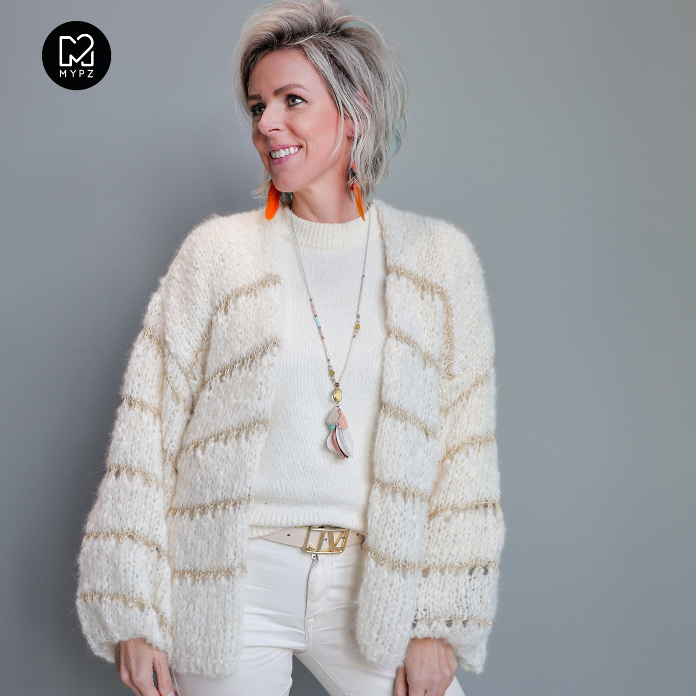 MYPZ Light Mohair Cardigan Glamour