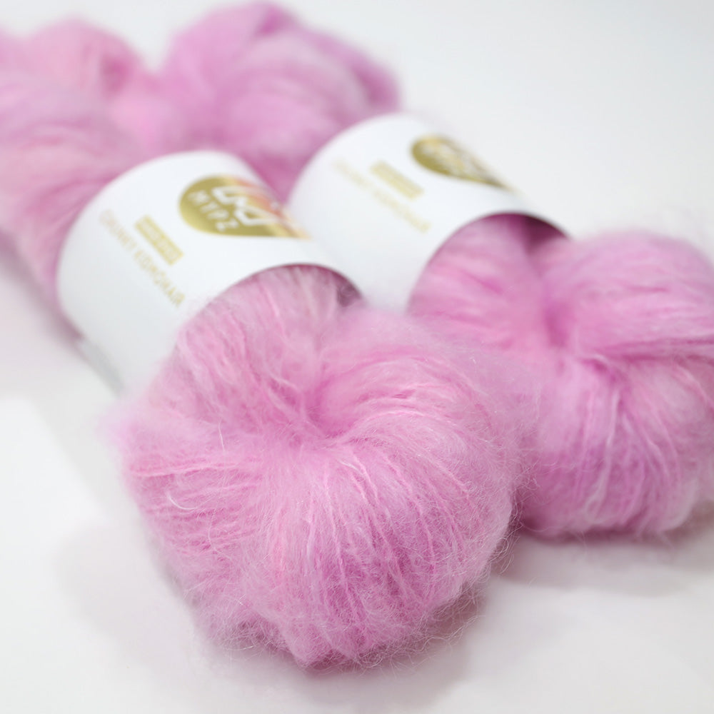 MYPZ Chunky kidmohair – hand-dyed Soft Pink