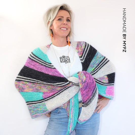 Knitting pattern - Wings of Color Shawl No6 (ENG-NL)