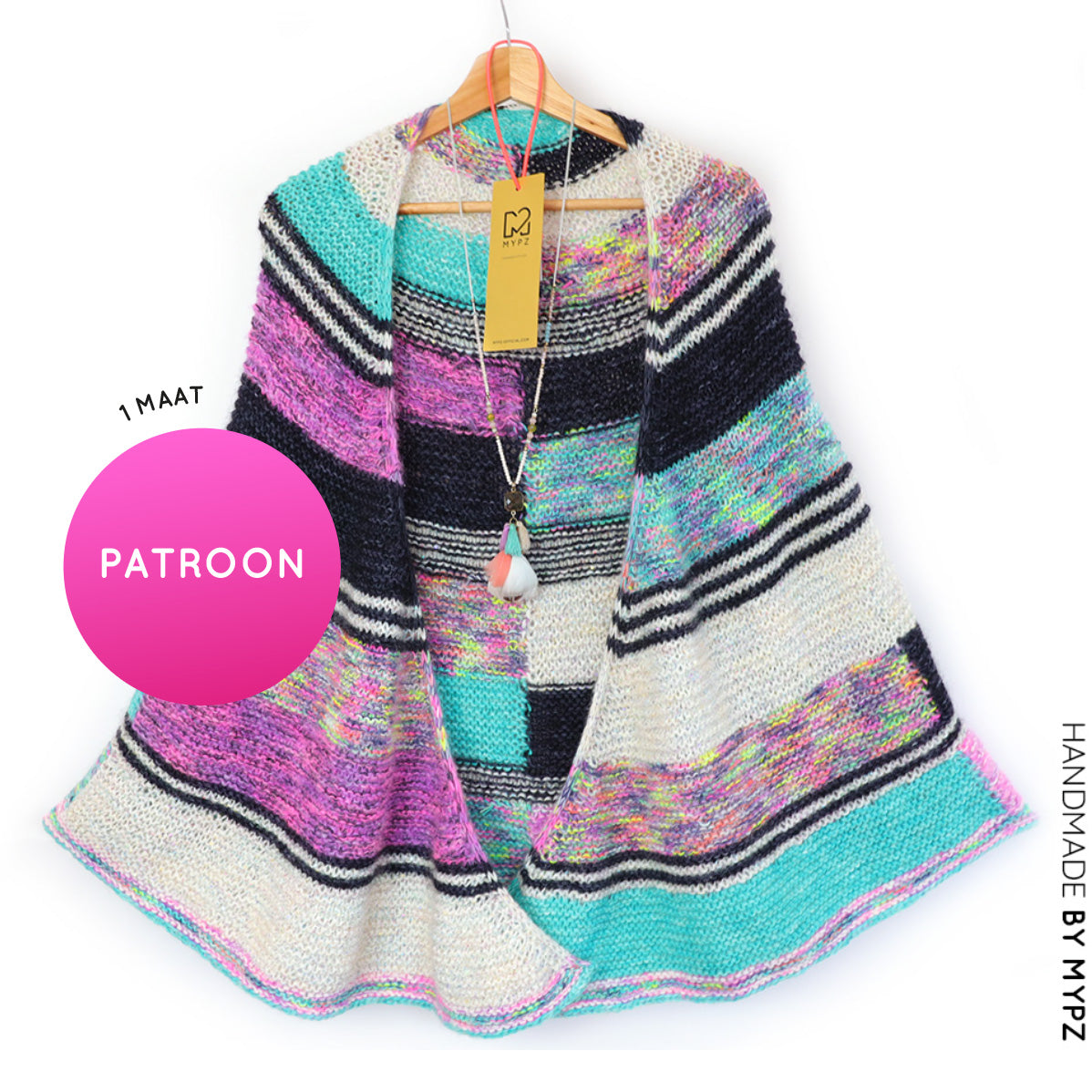 Breipatroon -Wings of Color omslagdoek No6 (ENG-NL)