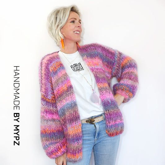 Breipakket – MYPZ Chunky mohair cardigan Majestic No.15 (ENG-NL)
