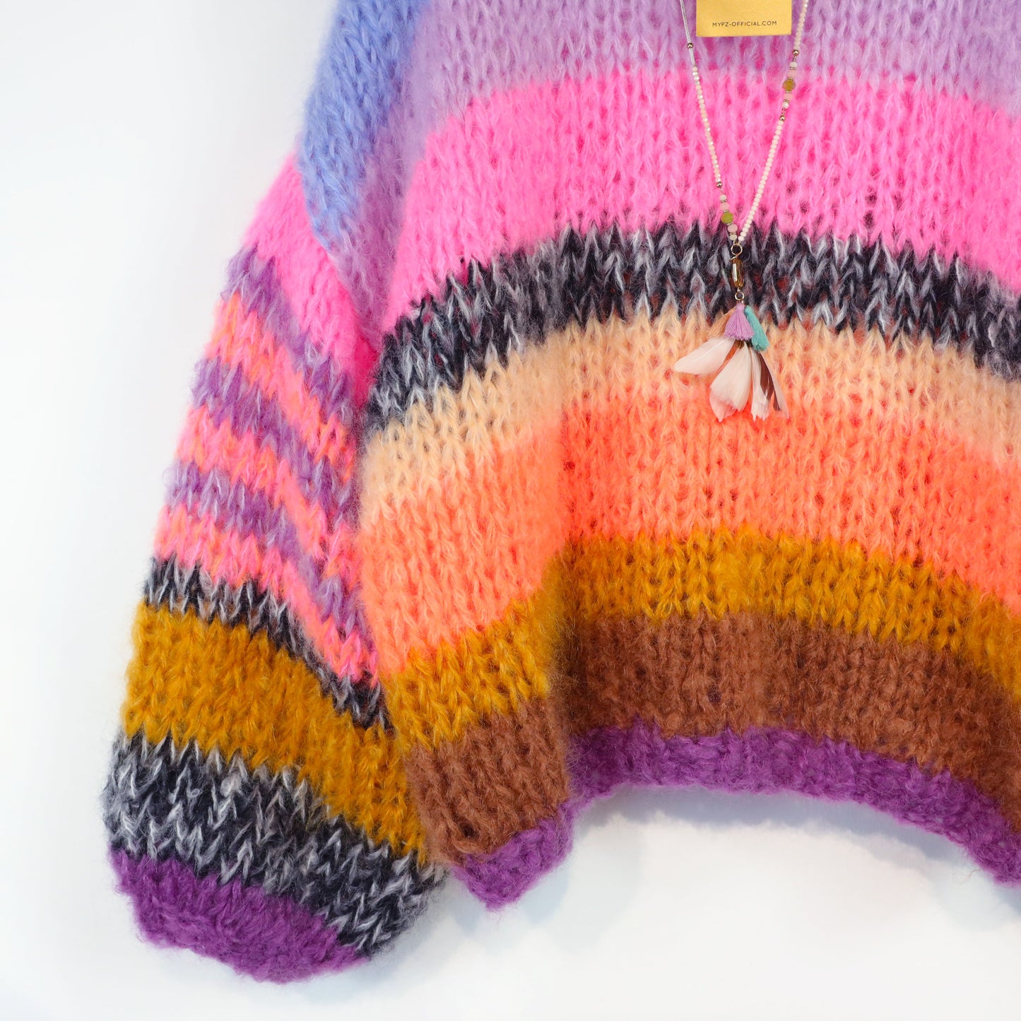 Knitting Kit – MYPZ Basic Chunky Pullover Candy Heat No15 (ENG-NL-DE)