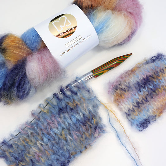 MYPZ Chunky kidmohair DK – handgeverfd Western