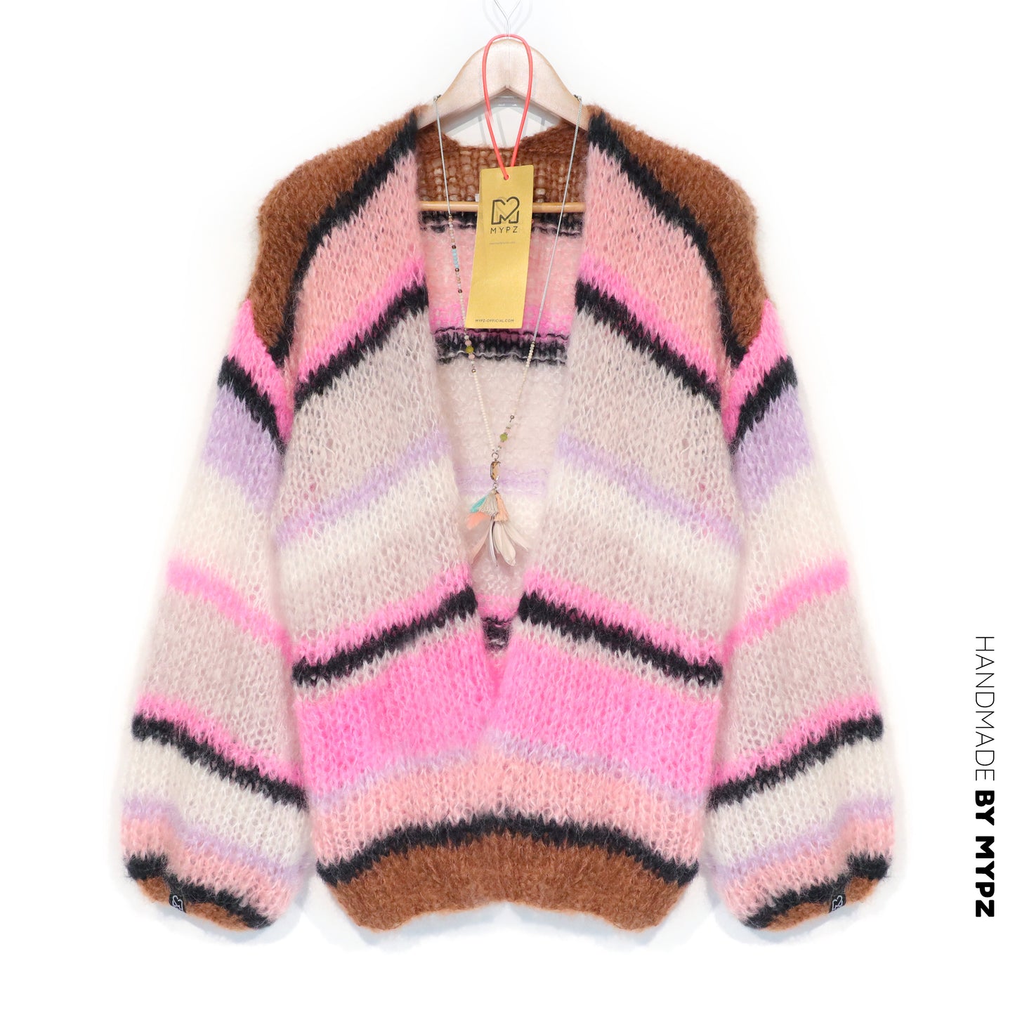 Knitting kit – MYPZ Basic Light Mohair Cardigan Jeanie No10 (ENG-NL-DE)