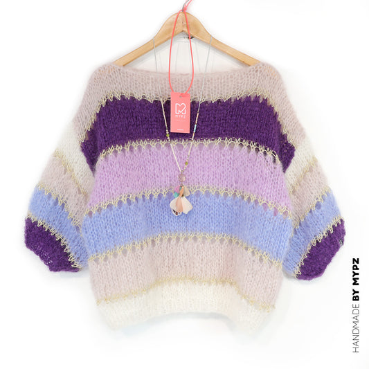 Breipakket – MYPZ Light Mohair top Purple No10 (ENG-NL-DE)