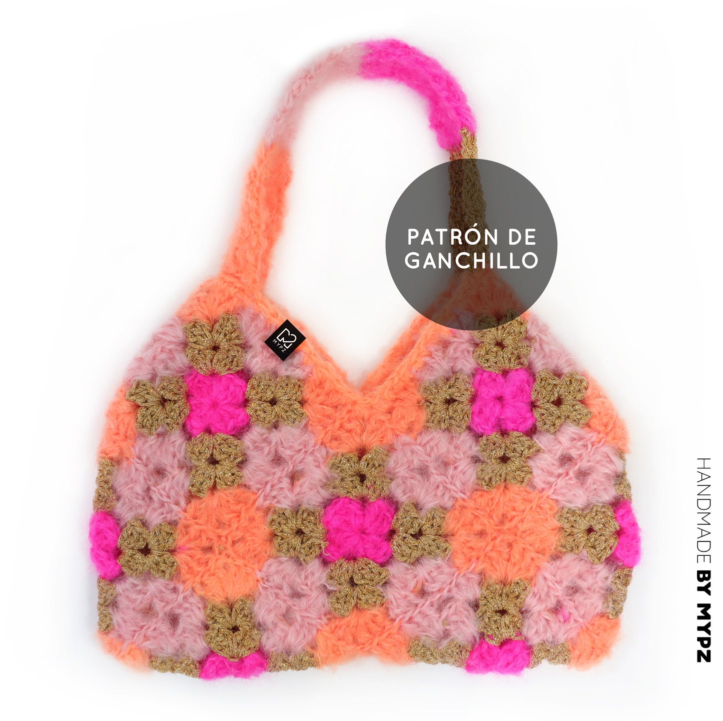 Crochet pattern - MYPZ Diamonds bag (ENG-NL-DE-FR-ES)
