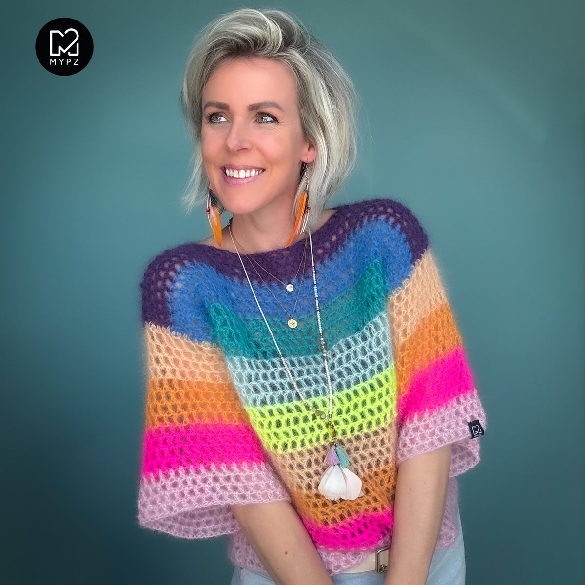Haakpakket - Regenboogtop (ENG-NL-DE)
