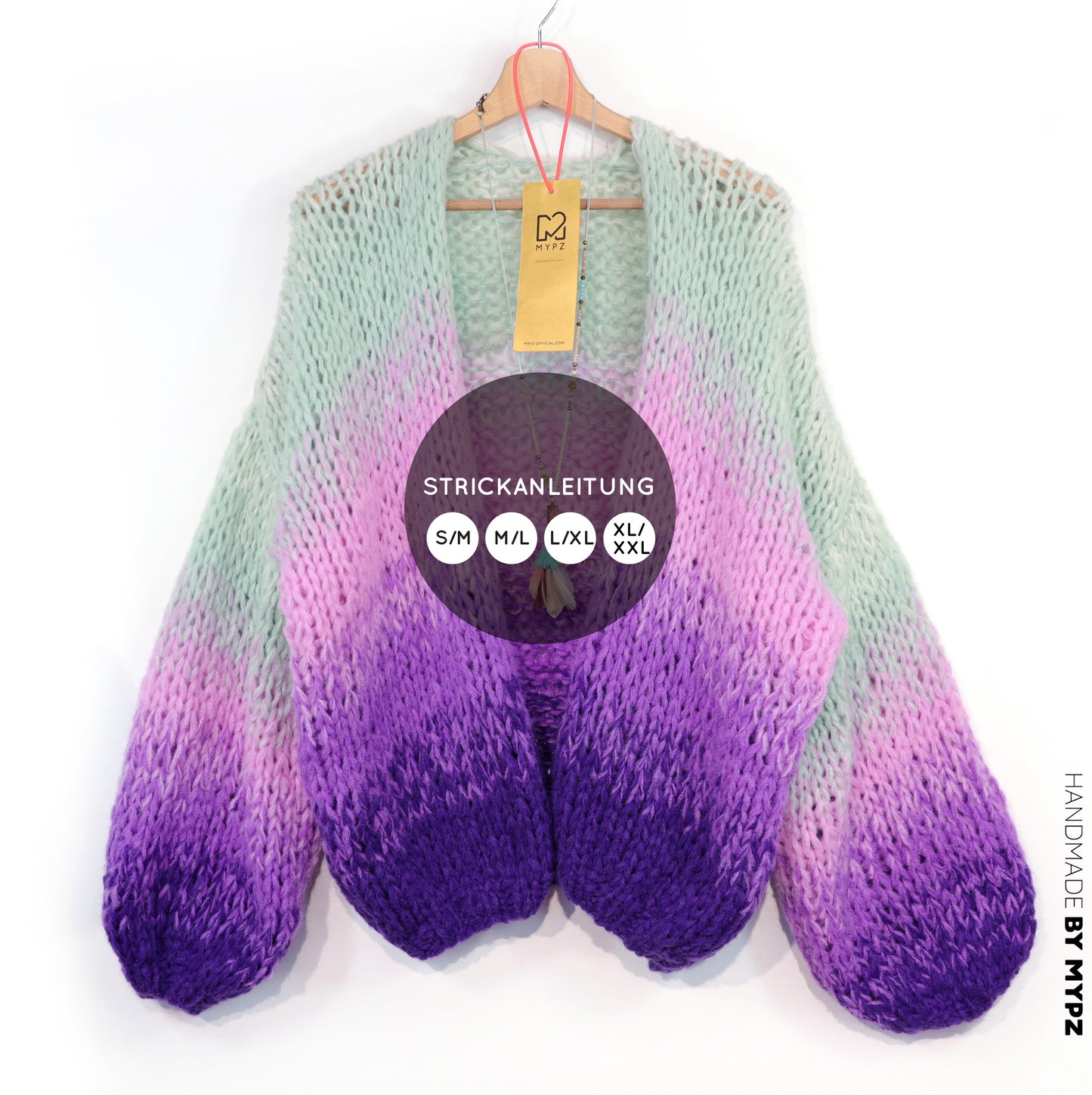 Breipatroon – MYPZ Chunky Alpaca Cardigan Desert Bloom No.15 (ENG-NL-DE)