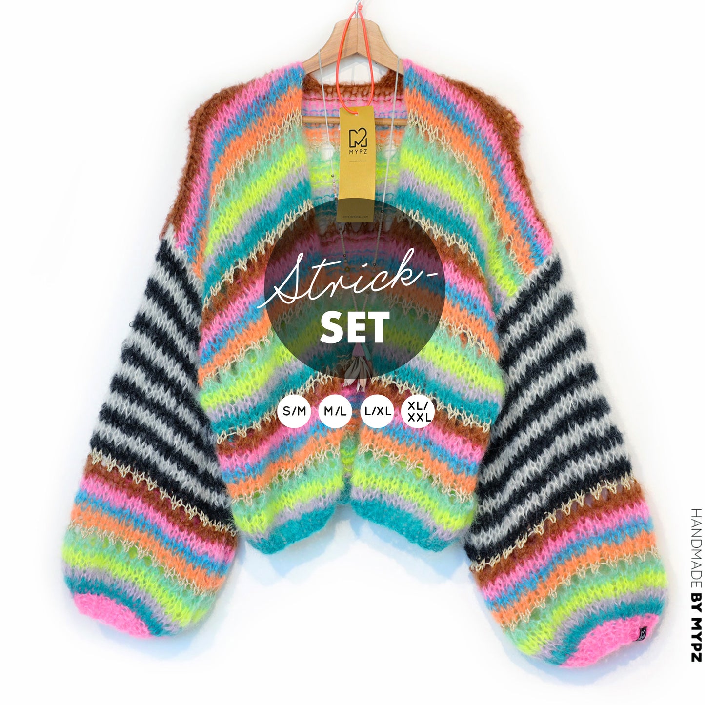 Breipakket – MYPZ Light Mohair Cardigan Magic No10 (ENG-NL-DE)