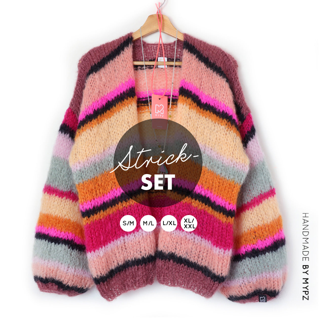 Breipakket – MYPZ Basic Light Mohair vest Hazel No10 (ENG-NL)