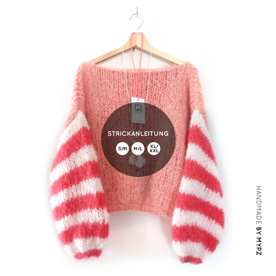 Breipatroon – MYPZ basic chunky mohair trui Bliss voor beginners NO.15 (ENG-NL-DE)