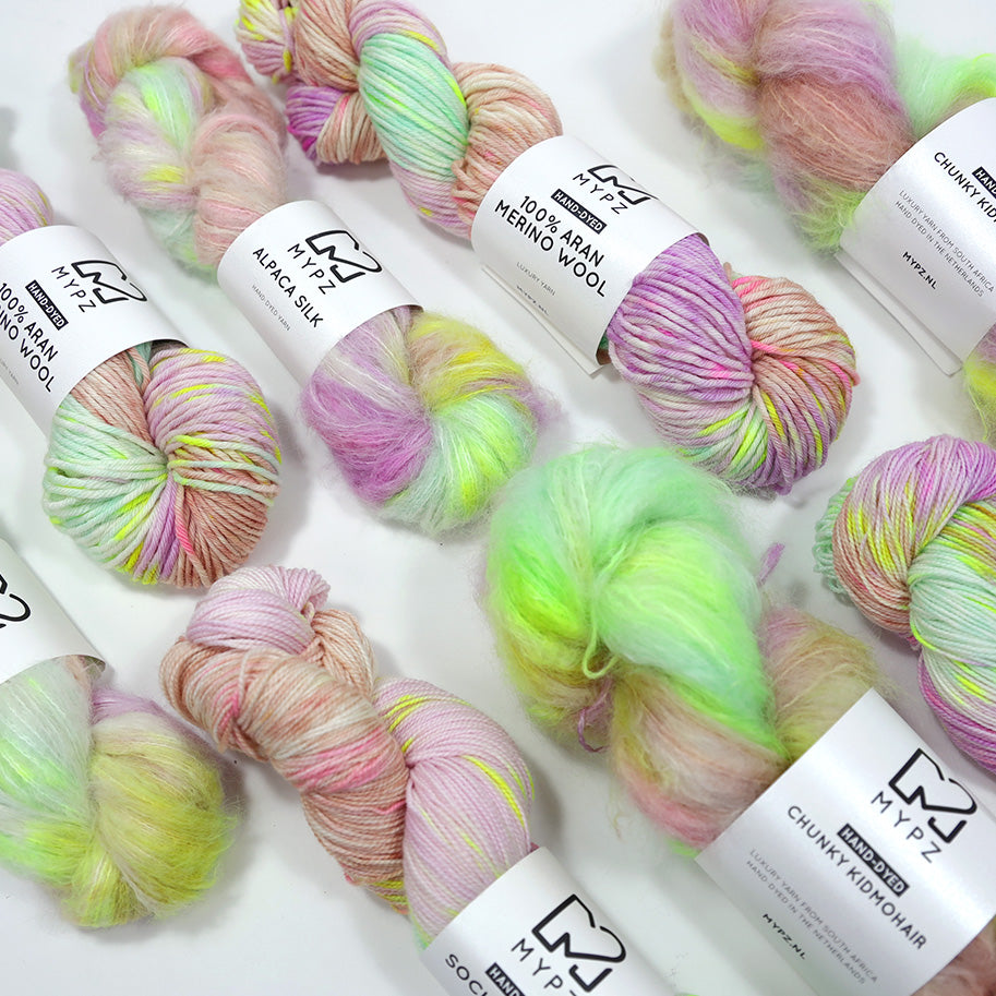 MYPZ Chunky kdmohair DK– handgeverfd Beach