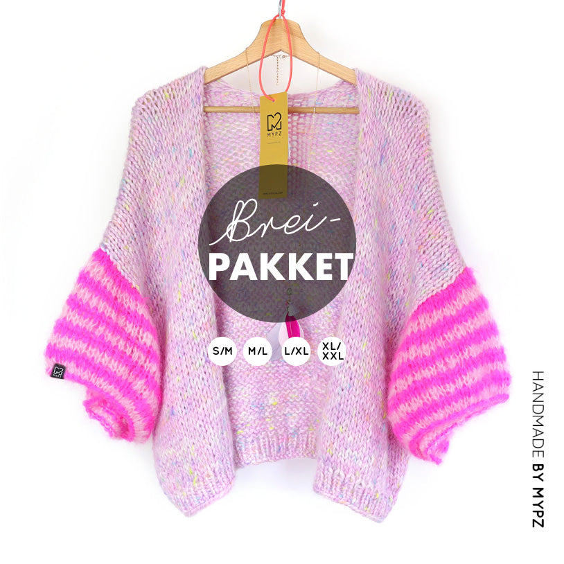 Breipakket – MYPZ short Alpaca-Mohair Vest Adorable No10 (ENG-NL)