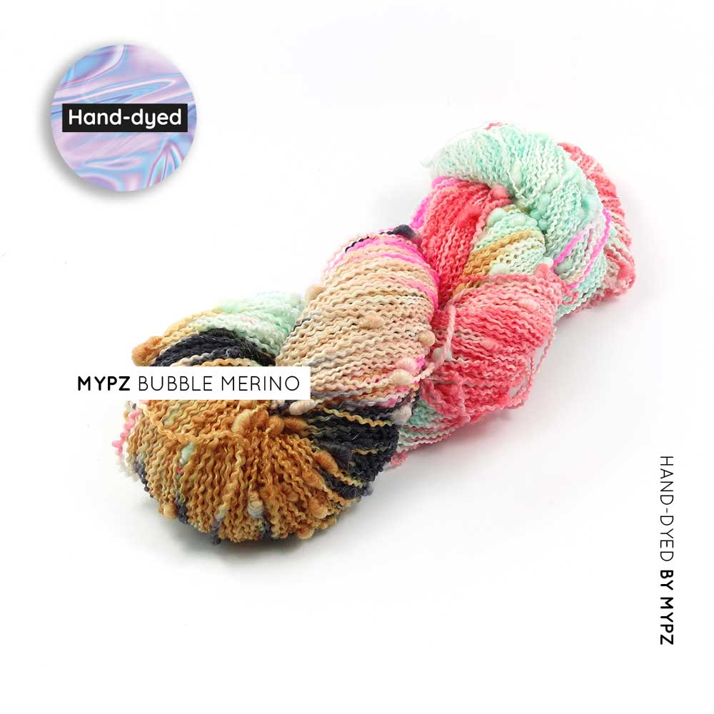 MYPZ Bubble Merino – hand-dyed Brighter Days