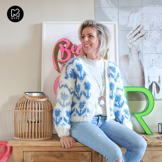 Breipakket – MYPZ Chunky Bomber vest Tulpen Blauw No.9 (ENG-NL)