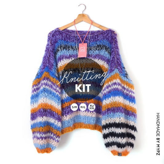 Knitting Kit – MYPZ Basic Chunky Pullover Queen No.15 (ENG-NL)