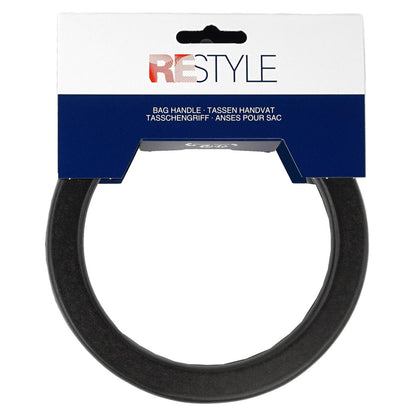 Tashandvatten van zwart hout rond 14cm