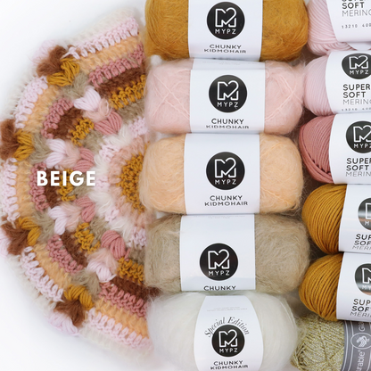 Haakpatroon - MYPZ Boho omslagdoek (ENG-NL-DE-FR-ES)