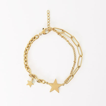 Chain of stars bracelet