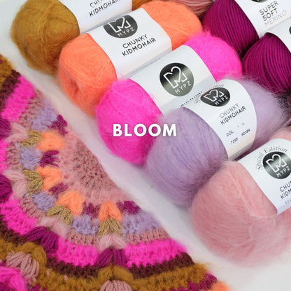 Kit de crochet - MYPZ châle bohème (ENG-NL-DE-FR-ES)