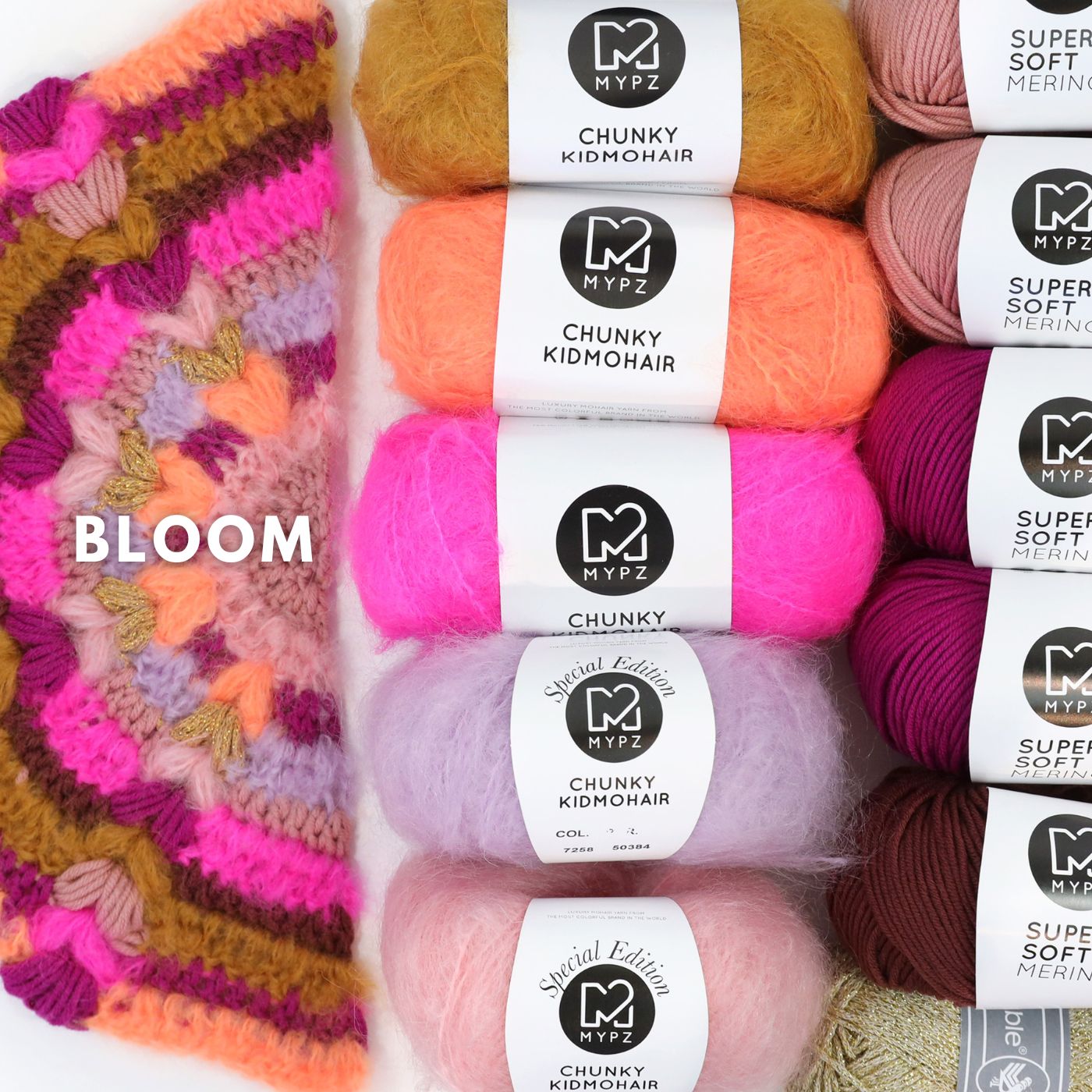 Haakpatroon - MYPZ Boho omslagdoek (ENG-NL-DE-FR-ES)