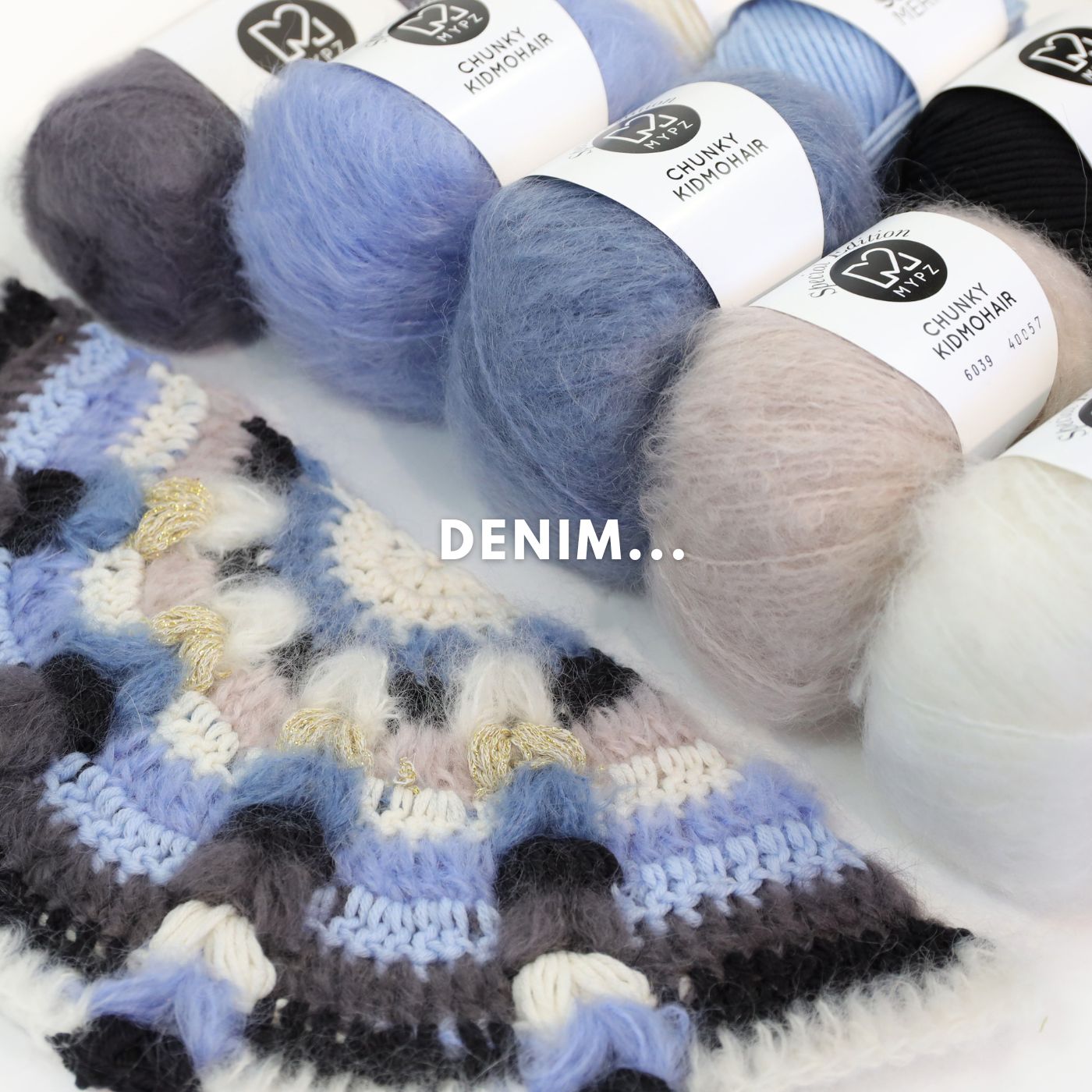 Kit de crochet - MYPZ châle bohème (ENG-NL-DE-FR-ES)