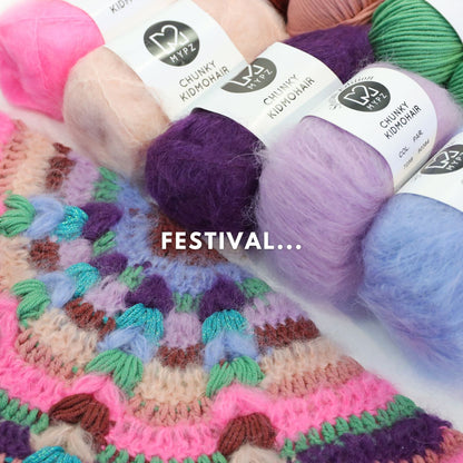 Haakpatroon - MYPZ Boho omslagdoek (ENG-NL-DE-FR-ES)