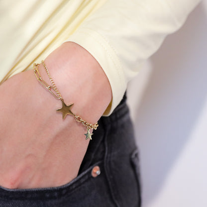 Chain of stars bracelet