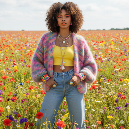 Breipakket – MYPZ Short Chunky Mohair Cardigan Maia No.15 (ENG-NL-DE)