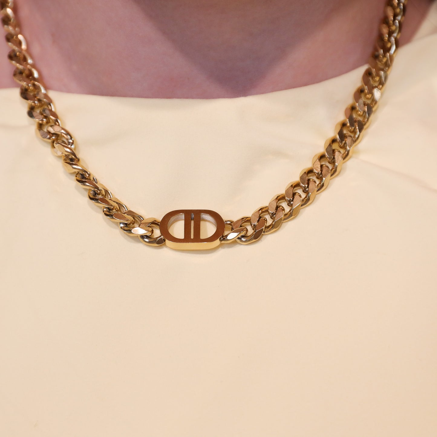 Gold core ketting