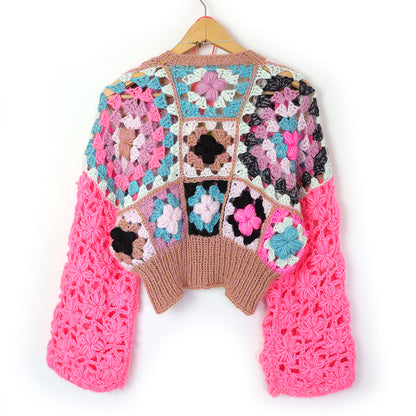 Crochet kit - 3D Flower Top Glory (ENG-NL)