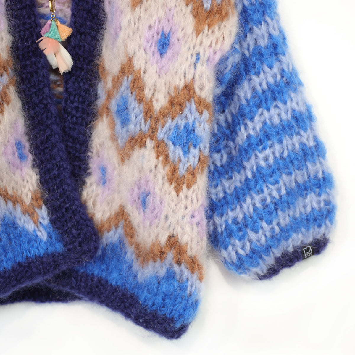 Breipatroon – Chunky Mohair-vest Alpine Breeze nr.12 (ENG-DE-NL-ES-FR-IT-DA-SV-NO)