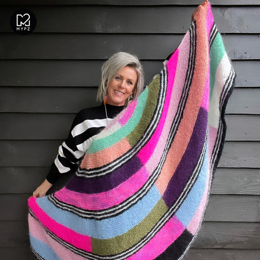 Breipakket - Big Cosy Cuddle Mohair omslagdoek No6 (ENG-NL)