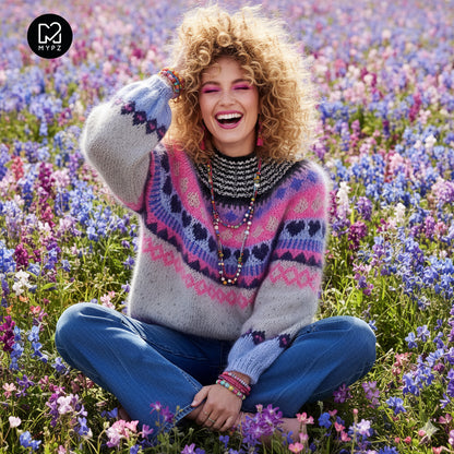 Breipatroon – MYPZ top-down trui Blue Heart No6 (ENG-NL)