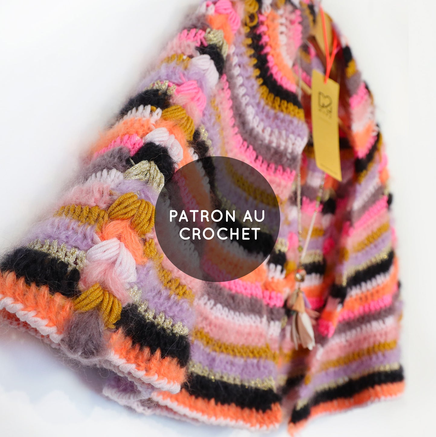 Haakpatroon - MYPZ Boho omslagdoek (ENG-NL-DE-FR-ES)