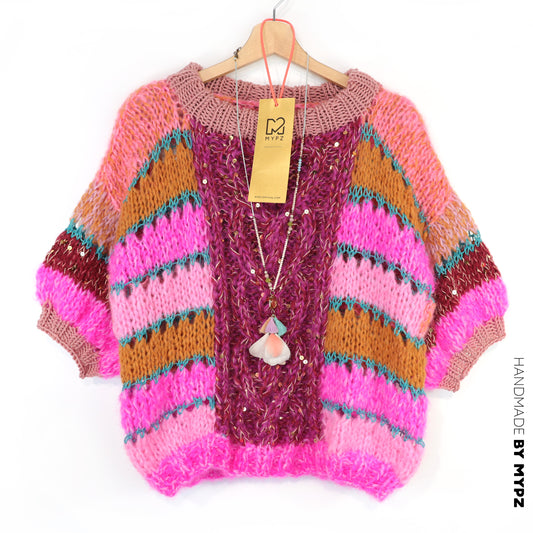 Breipatroon – MYPZ  Light Alpaca Mohair Top Wildberry No10 (ENG-NL-DE)