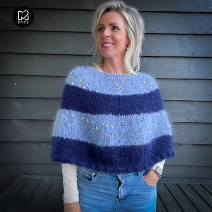 Breipatroon – MYPZ Moonlight Sparkle Cape No8 (ENG-NL-DE)