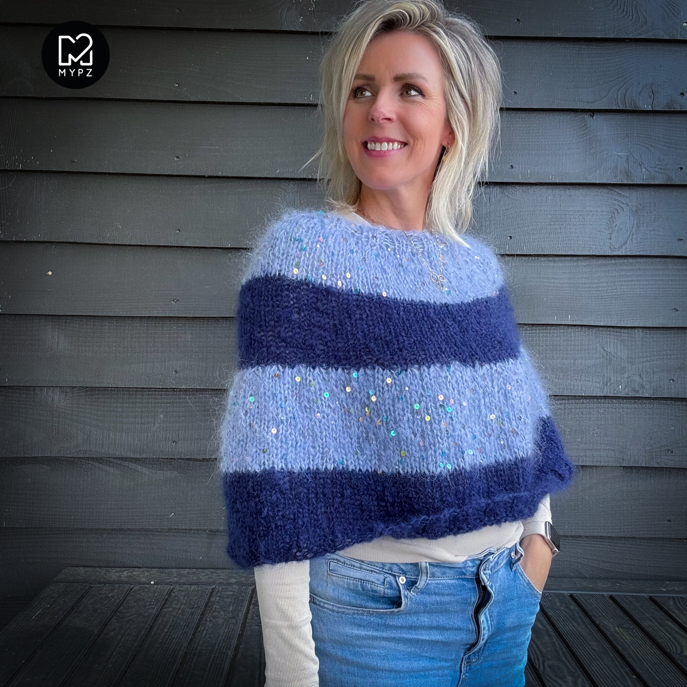 Breipatroon – MYPZ Moonlight Sparkle Cape No8 (ENG-NL-DE)