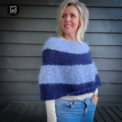 Breipatroon – MYPZ Moonlight Sparkle Cape No8 (ENG-NL-DE)