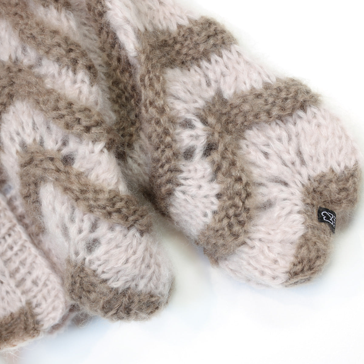 Breipakket - Kort grofgebreid mohairvest Stonies Wave nr.12 (ENG-DE-NL-ES-FR-IT-DA-SV-NO)