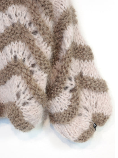 MYPZ kort chunky-mohairvest Stonies Wave