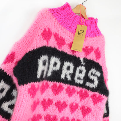 Breipakket – MYPZ Chunky Mohair Ski Love Trui Pink No.9 (ENG-NL-DE)