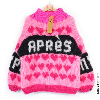 Breipakket – MYPZ Chunky Mohair Ski Love Trui Pink No.9 (ENG-NL-DE)