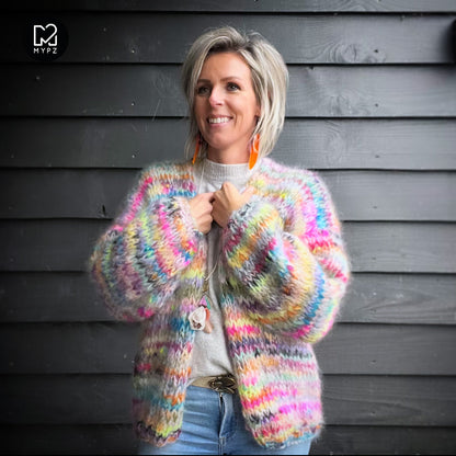 Knit pattern – MYPZ Chunky Mohair Cardigan Scrap No.15 (ENG-NL)